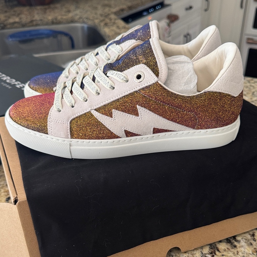 Zadig & Voltaire la flash Glitter/color change Sneakers